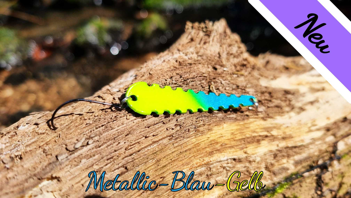 Trout-Saw Metallic-Blau-Gelb