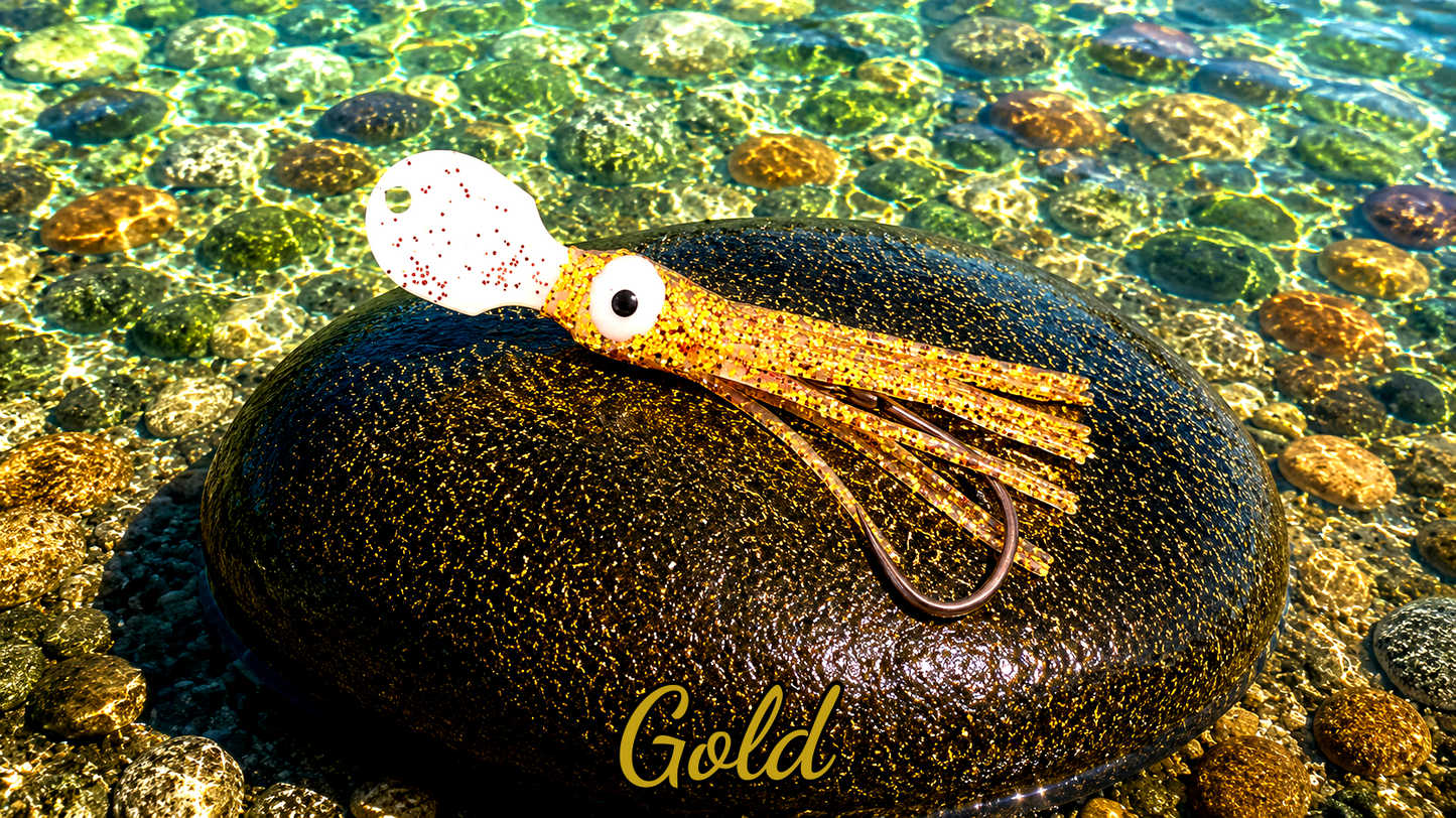 LAFO OGI 4,5 cm (lackiert) - weiß lackiert Gold (4g)