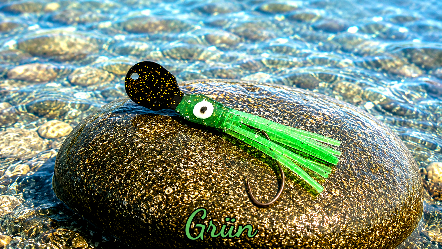 LAFO OGI 4,5 cm (lackiert) - schwarz lackiert Grün (4g)