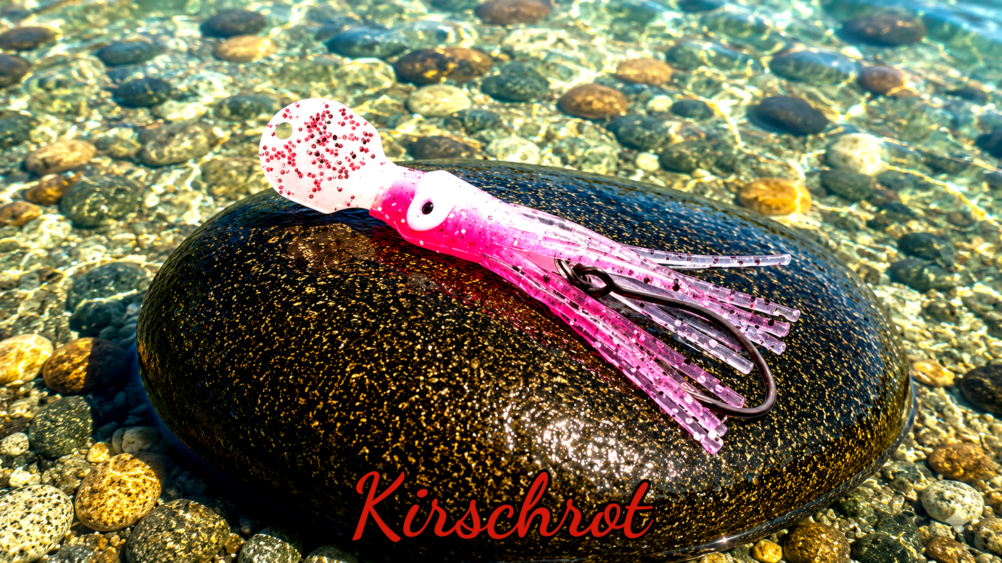 LAFO OGI 4,5 cm (lackiert) - weiß lackiert Kirschrot (4g)