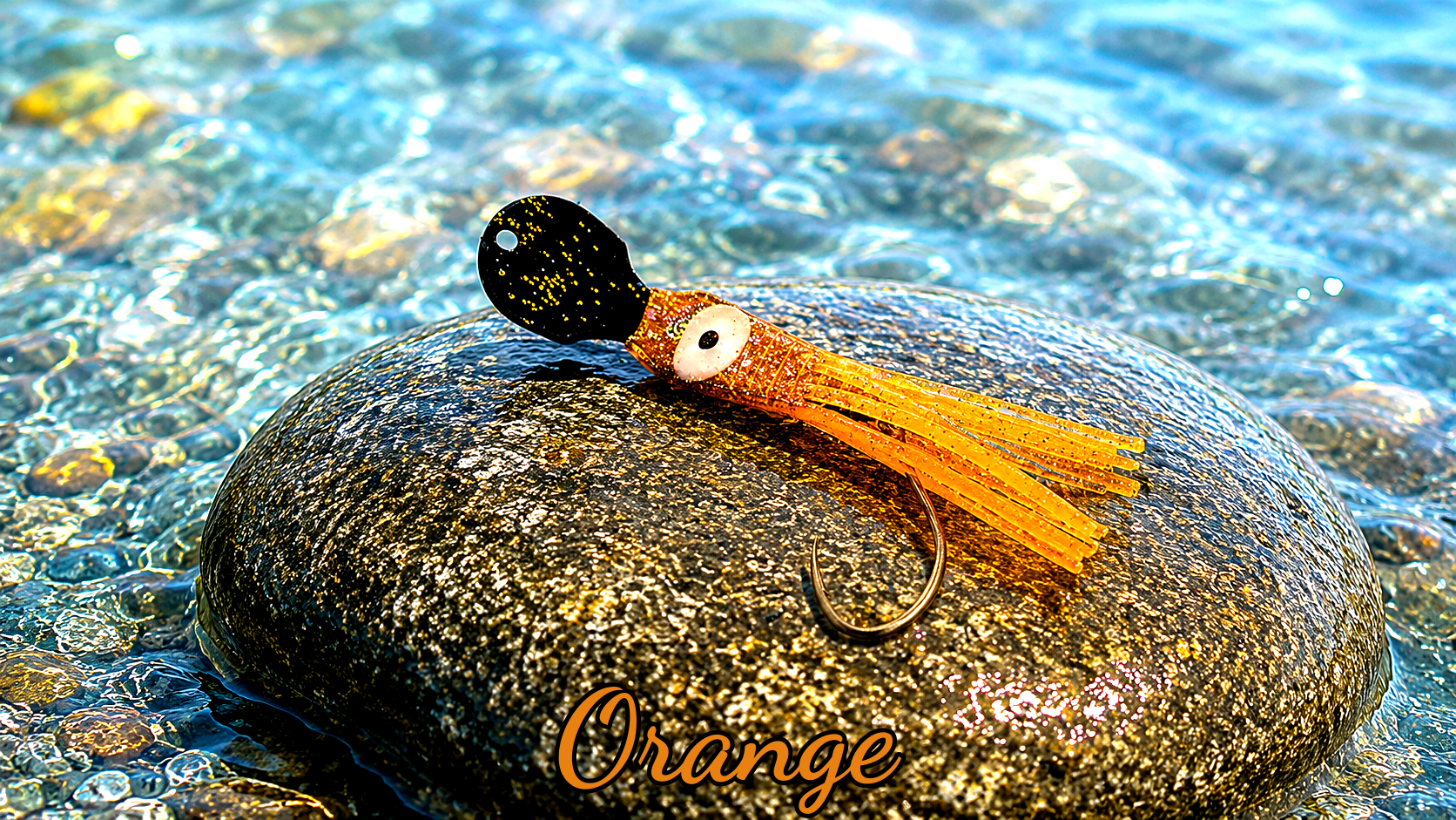 LAFO OGI 4,5 cm (lackiert) - schwarz lackiert Orange (4g)
