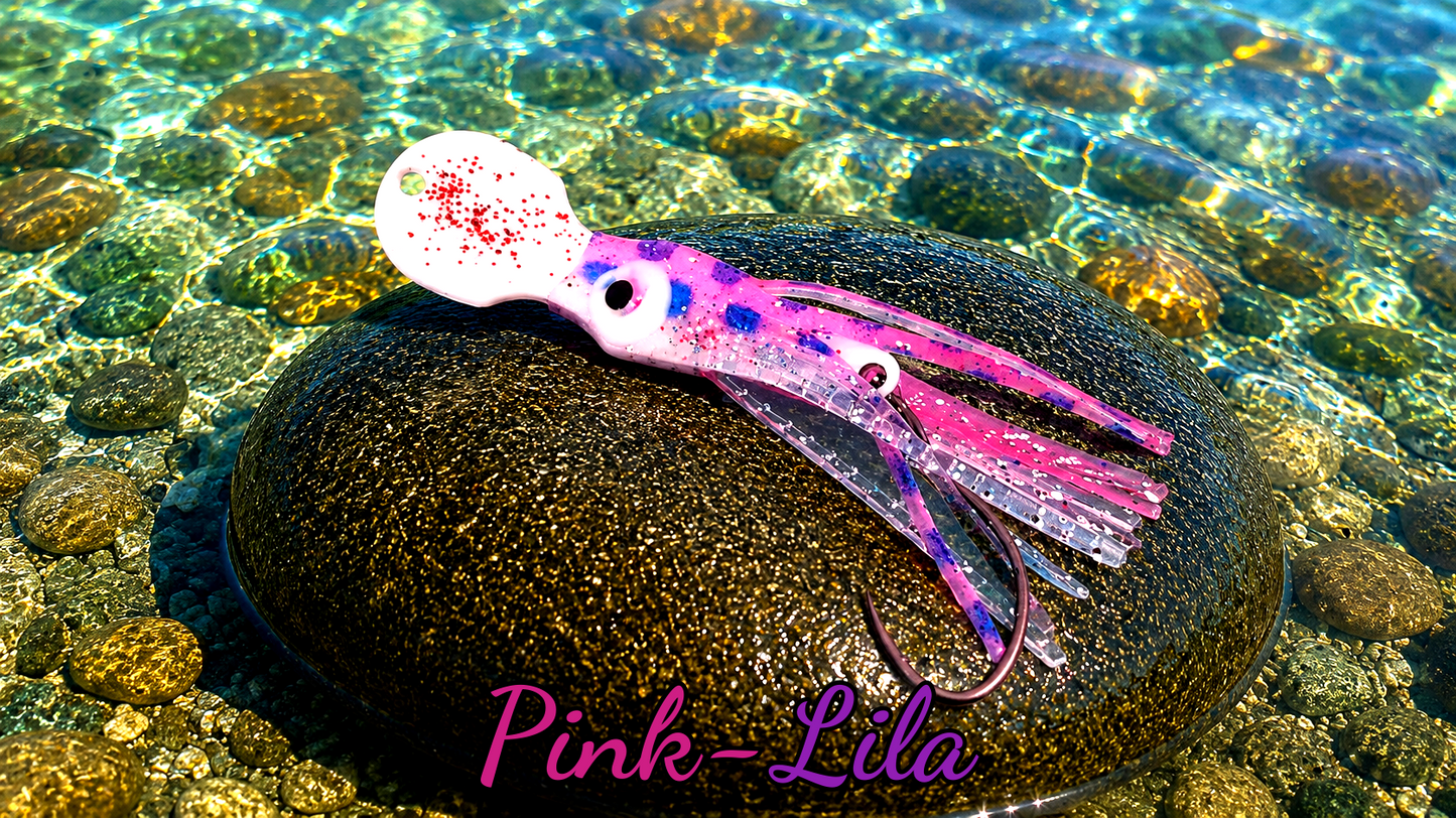 LAFO OGI 4,5 cm (lackiert) - weiß lackiert Pink-Lila (4g)