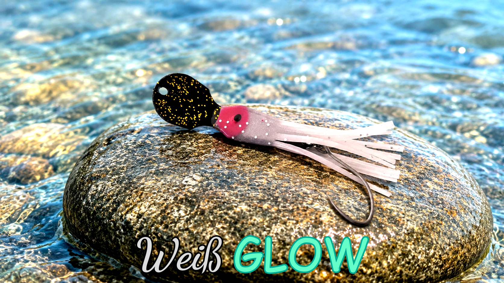 LAFO OGI 4,5 cm (lackiert) - schwarz lackiert Weiß GLOW (4g)
