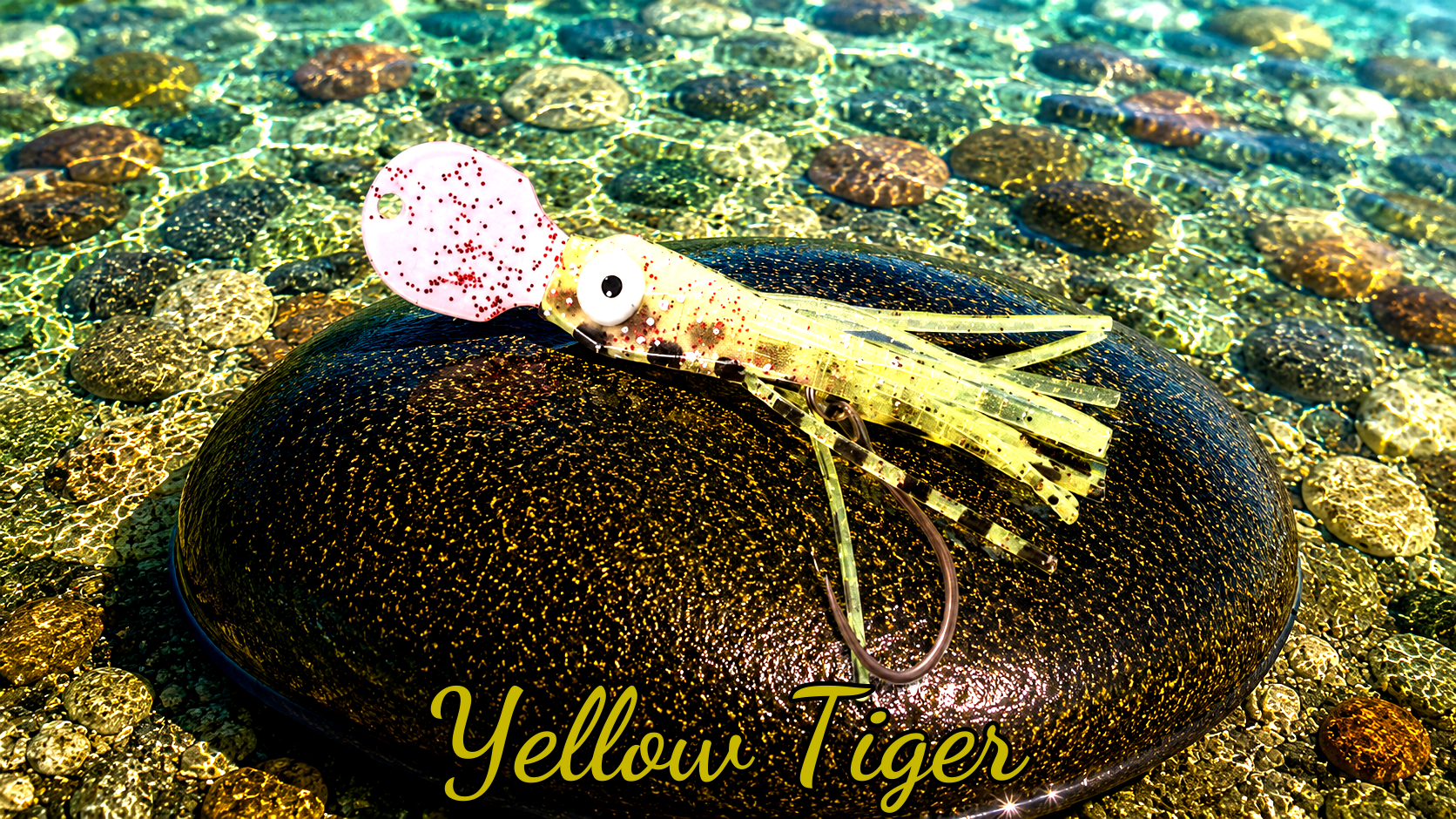 LAFO OGI 4,5 cm (lackiert) - weiß lackiert Yellow Tiger (4g)