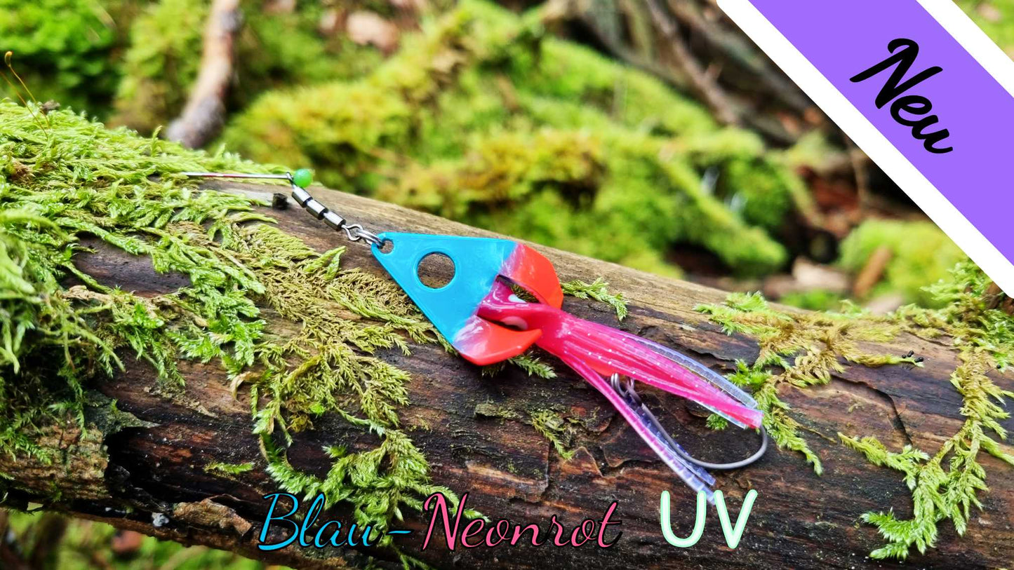Blau-Neonrot UV