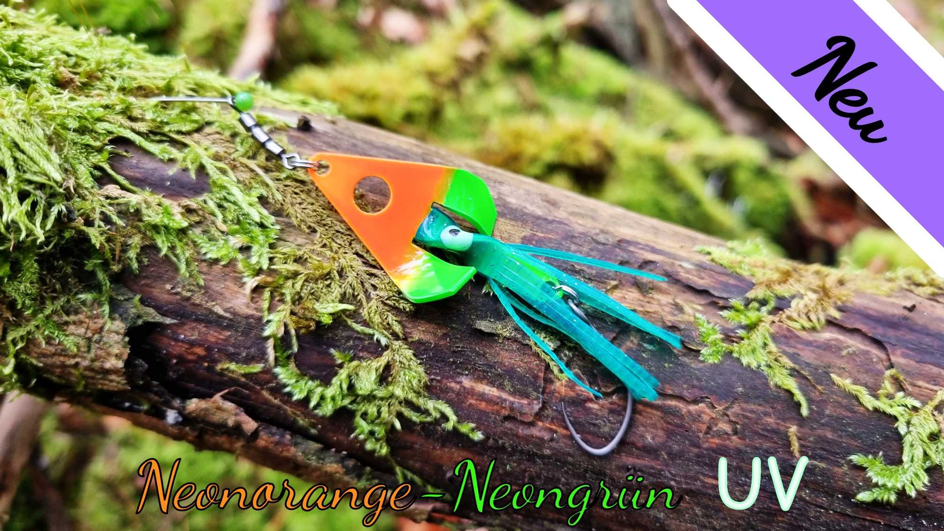 Neonorange-Neongrün UV