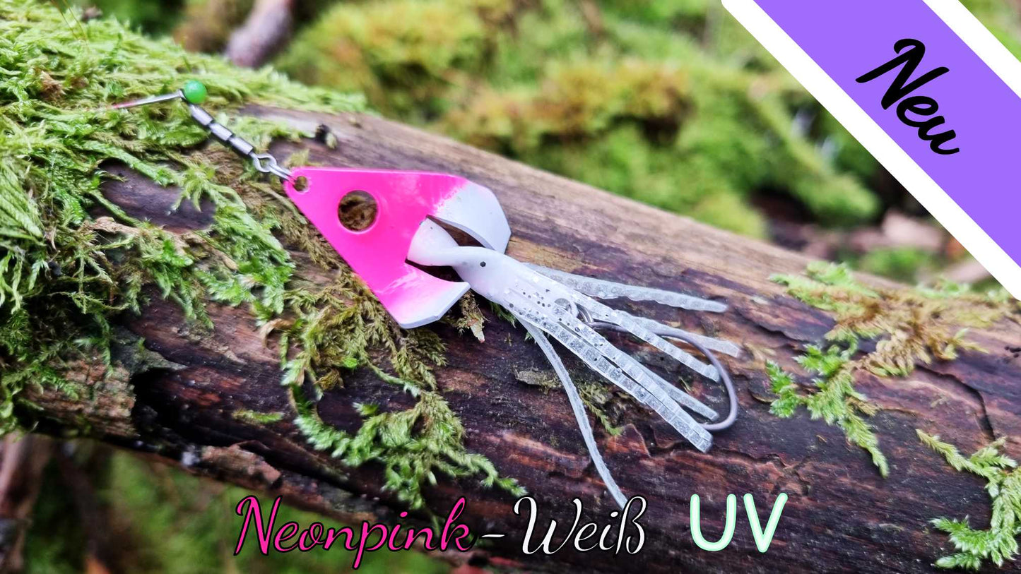 Neonpink-Weiß UV