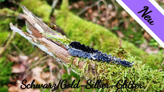 LAFO Trout Saw Schwarz-Gold-Silber-Glitter