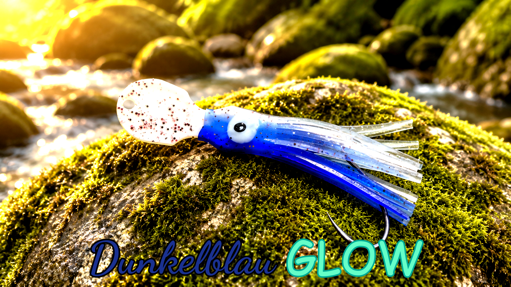 LAFO OGI 4,5 cm (5,3 g + 6,5 g) (lackiert) - weiß lackiert Dunkelblau GLOW