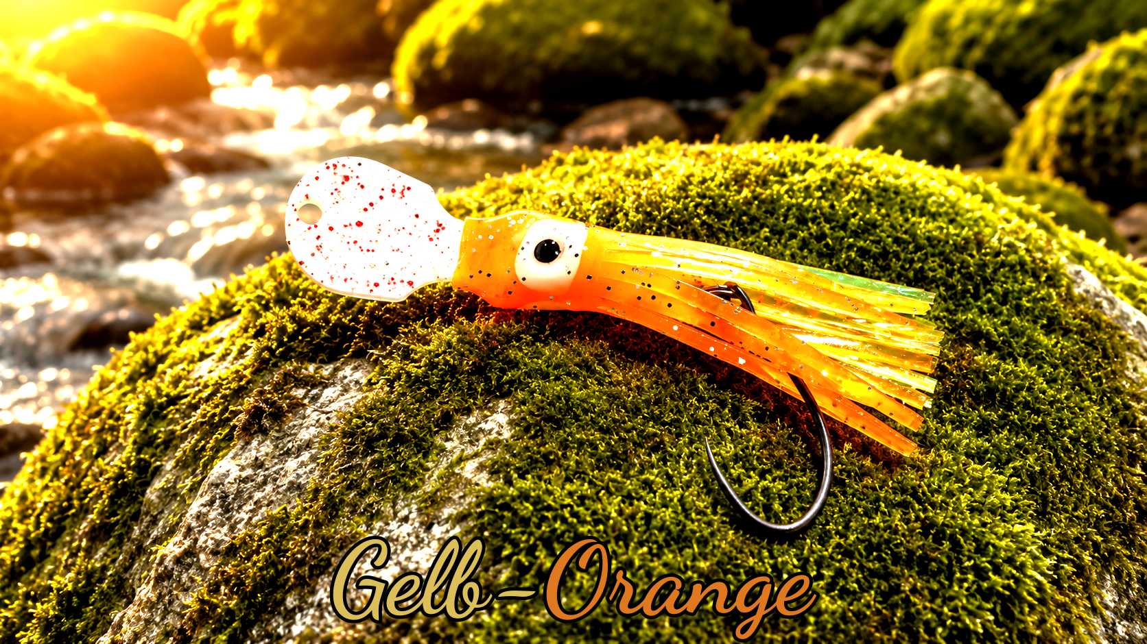 LAFO OGI 4,5 cm (5,3 g + 6,5 g) (lackiert) - weiß lackiert Gelb-Orange