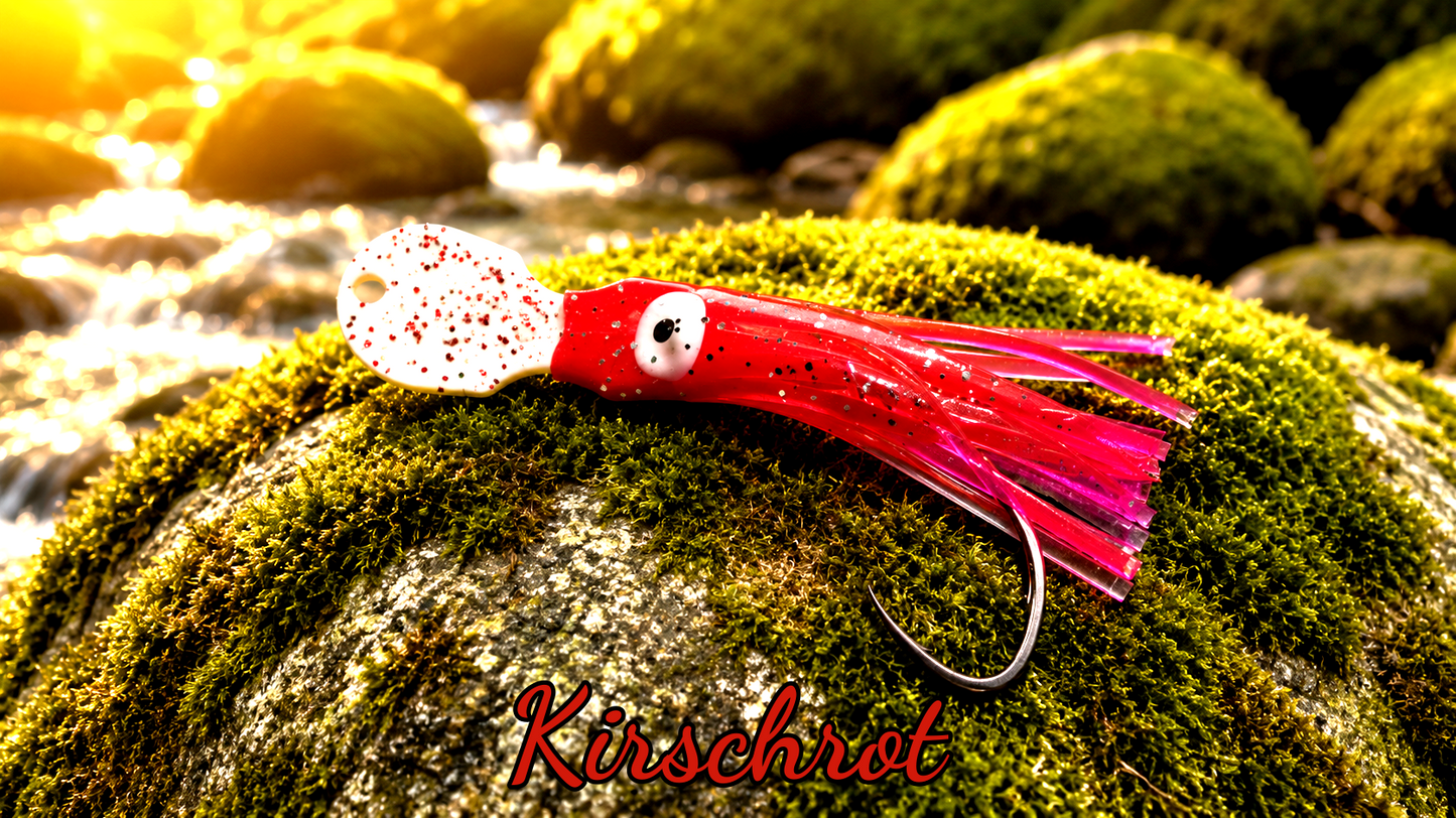 LAFO OGI 4,5 cm (5,3 g + 6,5 g) (lackiert) - weiß lackiert Kirschrot