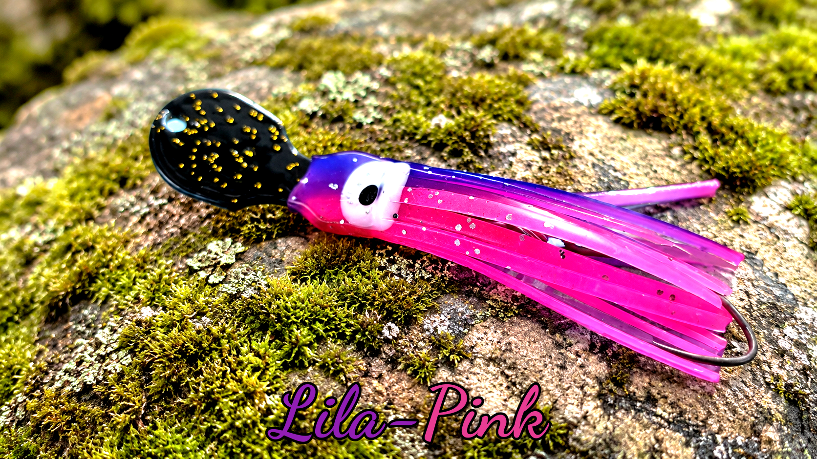 LAFO OGI 4,5 cm (5,3 g + 6,5 g) (lackiert) - schwarz lackiert Lila-Pink