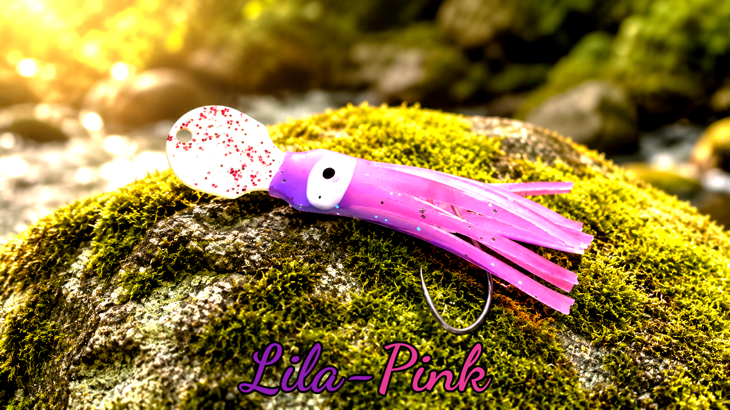 LAFO OGI 4,5 cm (5,3 g + 6,5 g) (lackiert) - weiß lackiert Lila-Pink