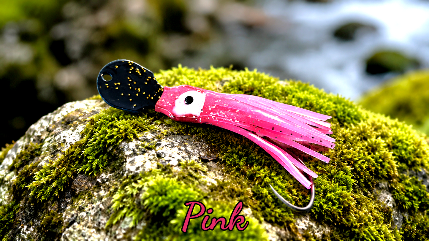 LAFO OGI 4,5 cm (5,3 g + 6,5 g) (lackiert) - schwarz lackiert Pink