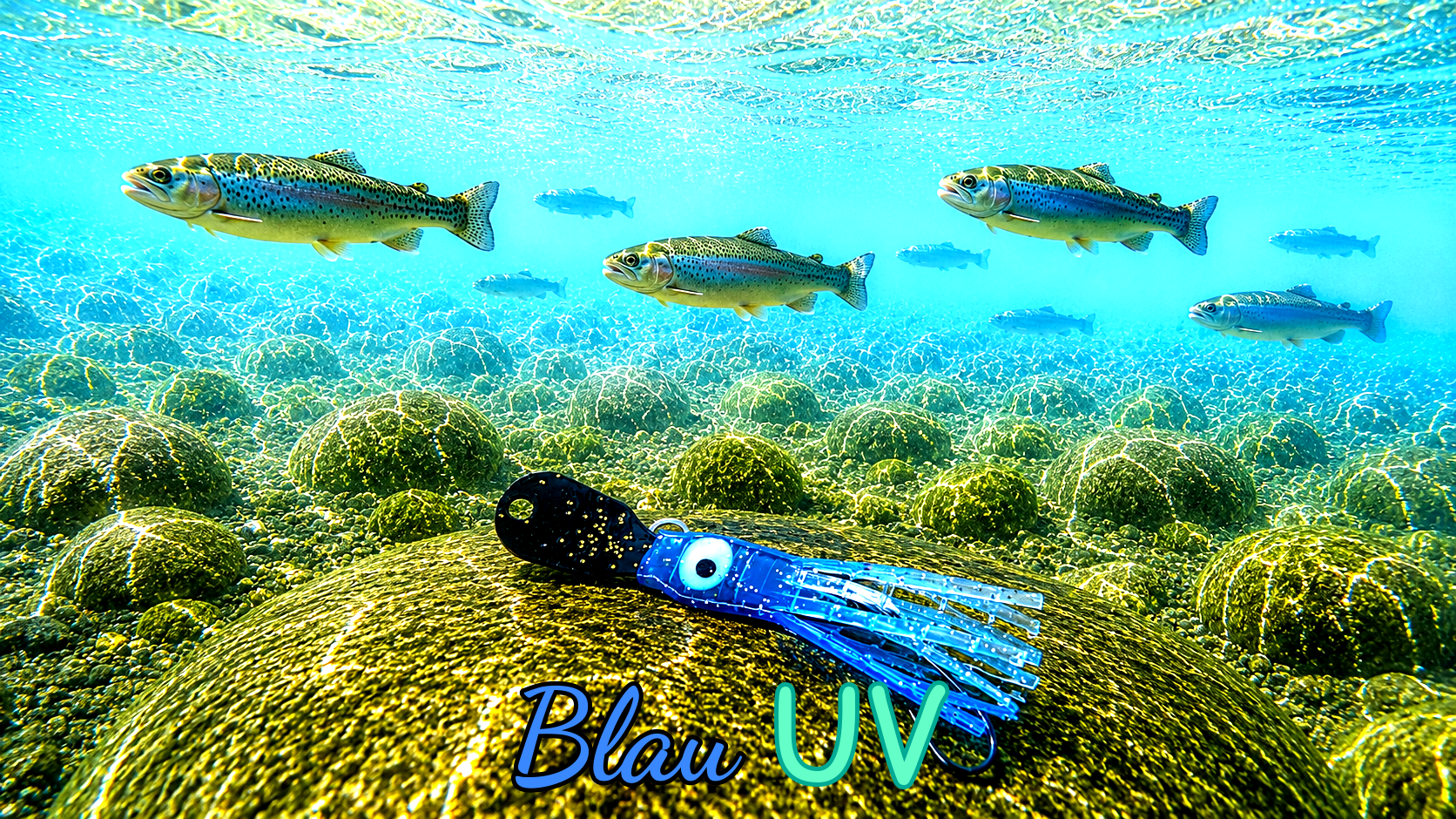 OGI 3,5 cm (lackiert) - schwarz lackiert Blau UV