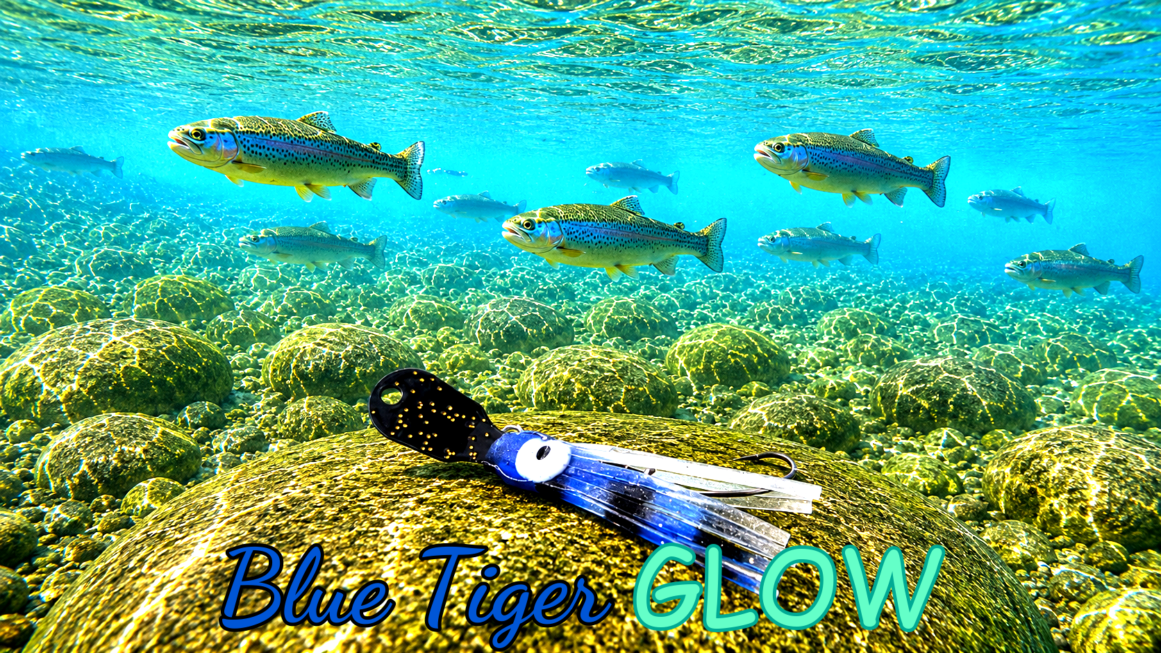OGI 3,5 cm (lackiert) - schwarz lackiert Blue Tiger GLOW