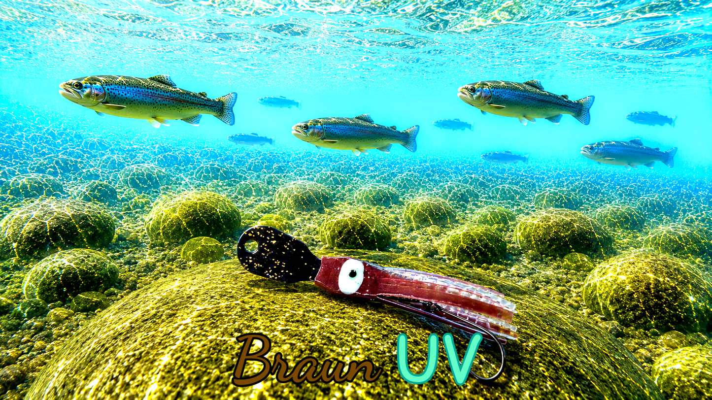 OGI 3,5 cm (lackiert) - schwarz lackiert Braun UV