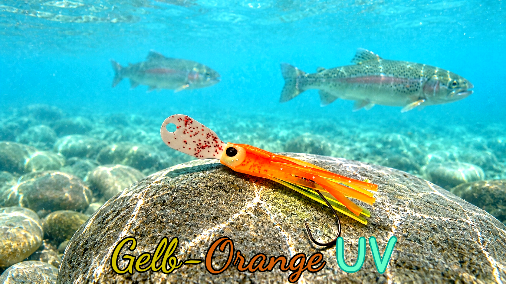 OGI 3,5 cm (lackiert) - weiß lackiert Gelb-Orange UV