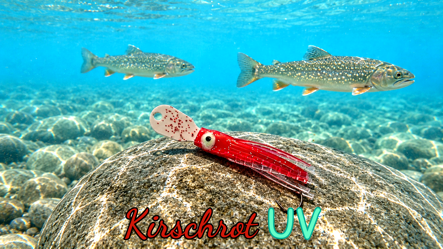 OGI 3,5 cm (lackiert) - weiß lackiert Kirschrot UV