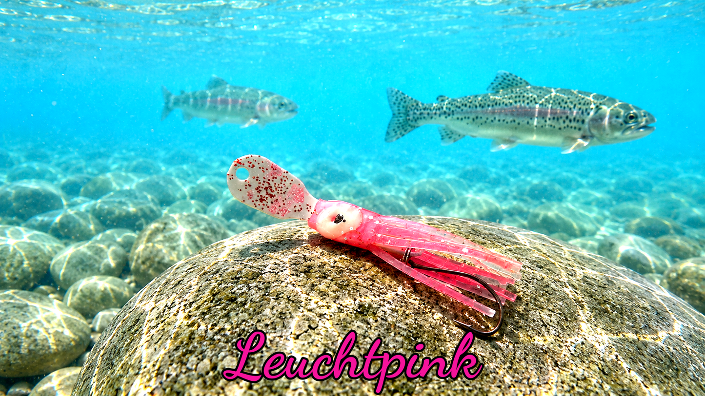 OGI 3,5 cm (lackiert) - weiß lackiert Leuchtpink