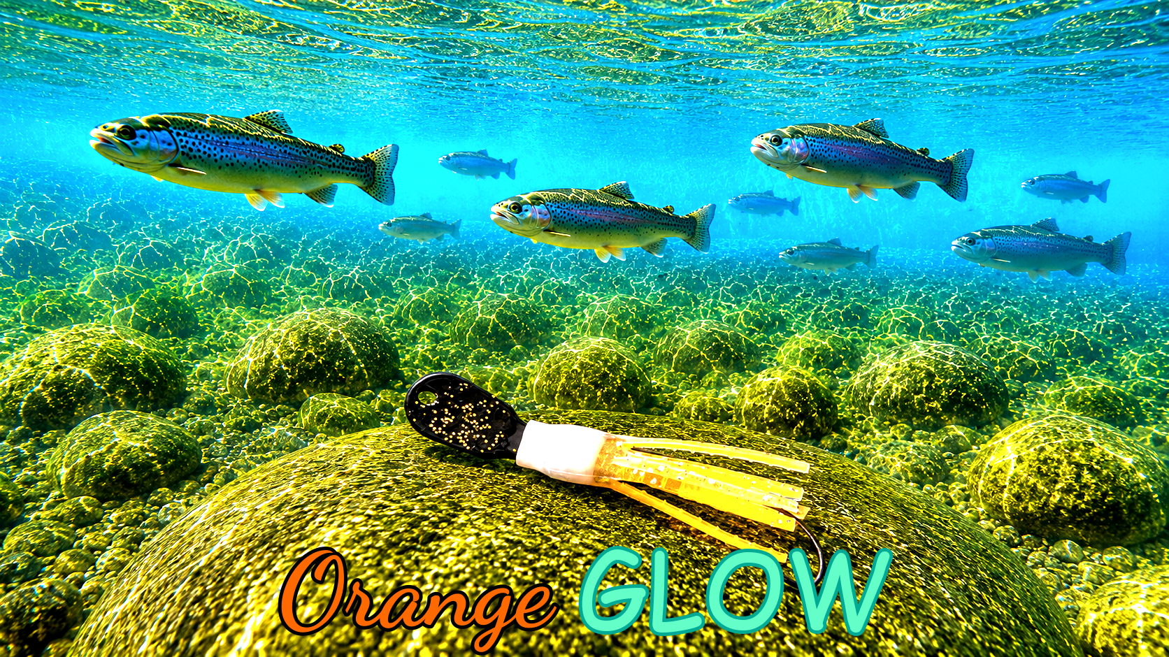 OGI 3,5 cm (lackiert) - schwarz lackiert Orange GLOW