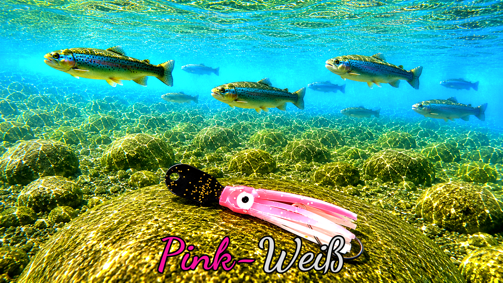 OGI 3,5 cm (lackiert) - schwarz lackiert Pink-Weiß