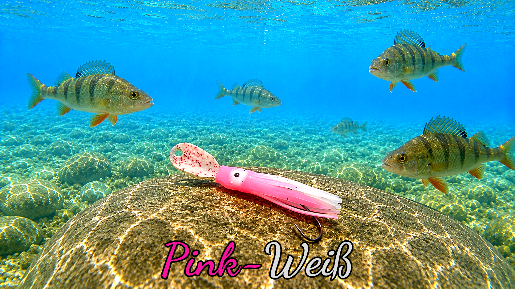 OGI 3,5 cm (lackiert) - weiß lackiert Pink-Weiß