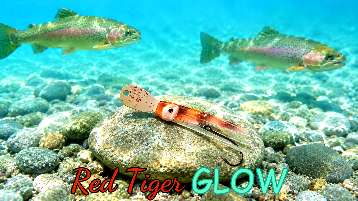 OGI 3,5 cm (lackiert) - weiß lackiert Red Tiger GLOW