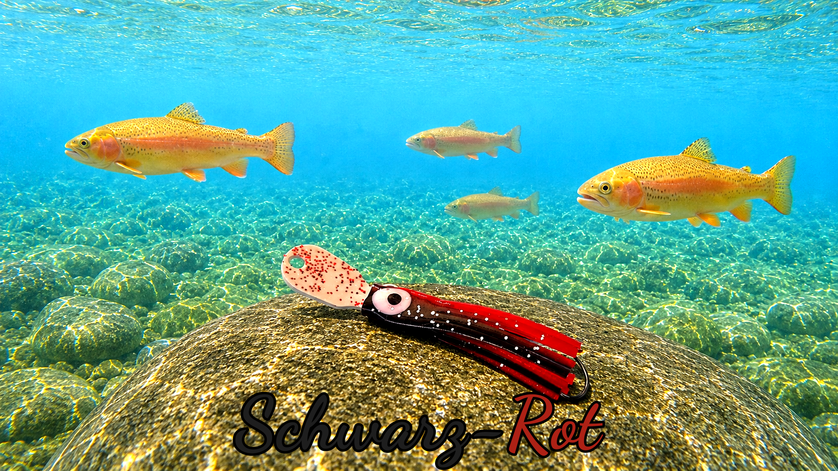 OGI 3,5 cm (lackiert) - weiß lackiert Schwarz-Rot