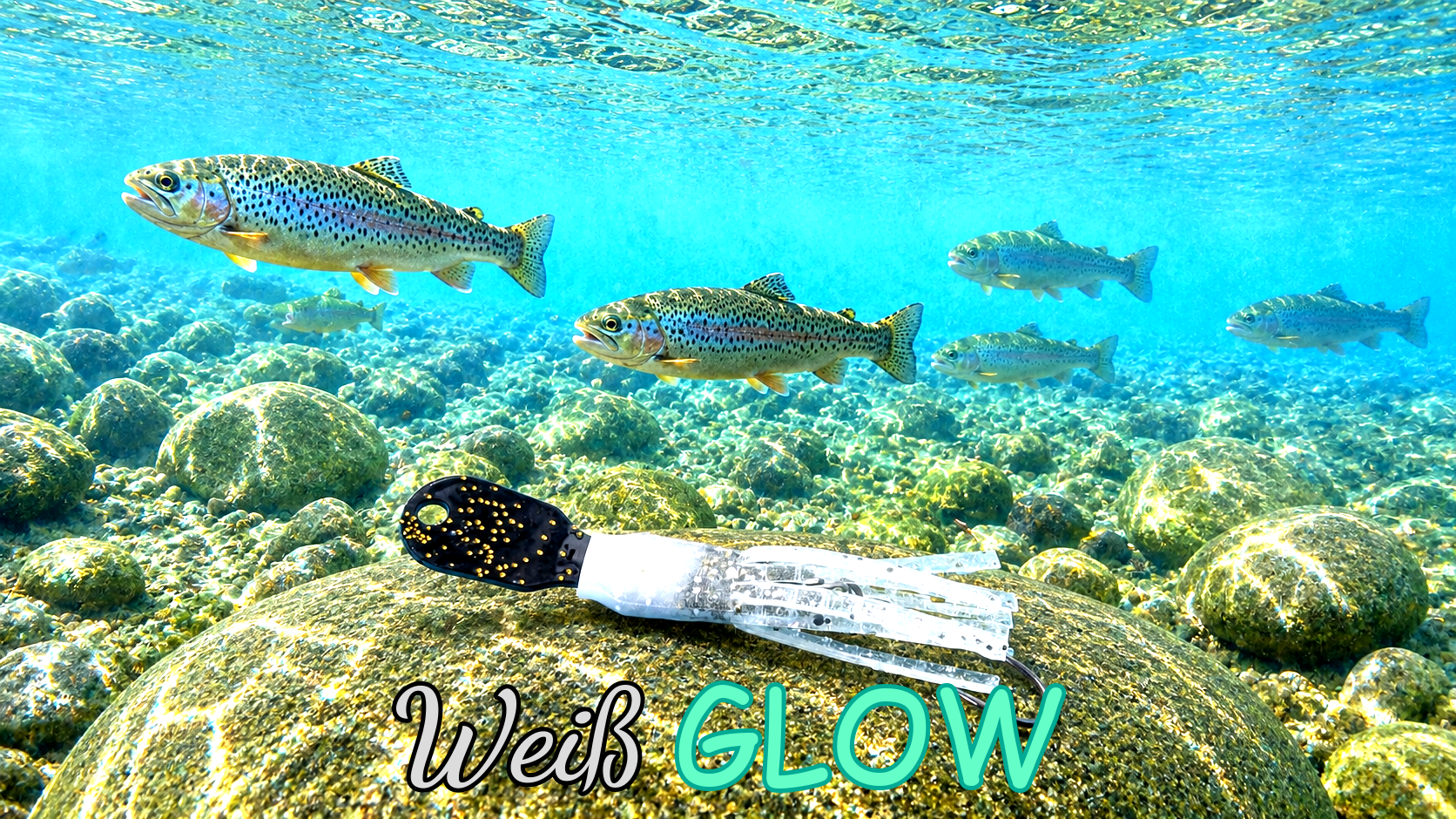 OGI 3,5 cm (lackiert) - schwarz lackiert Weiß GLOW