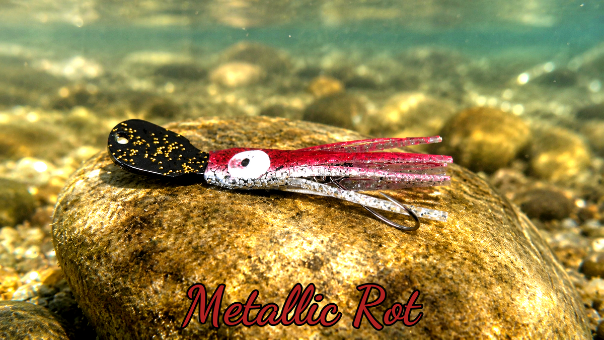 OGI 4,5 cm (lackiert) - schwarz lackiert Metallic Rot