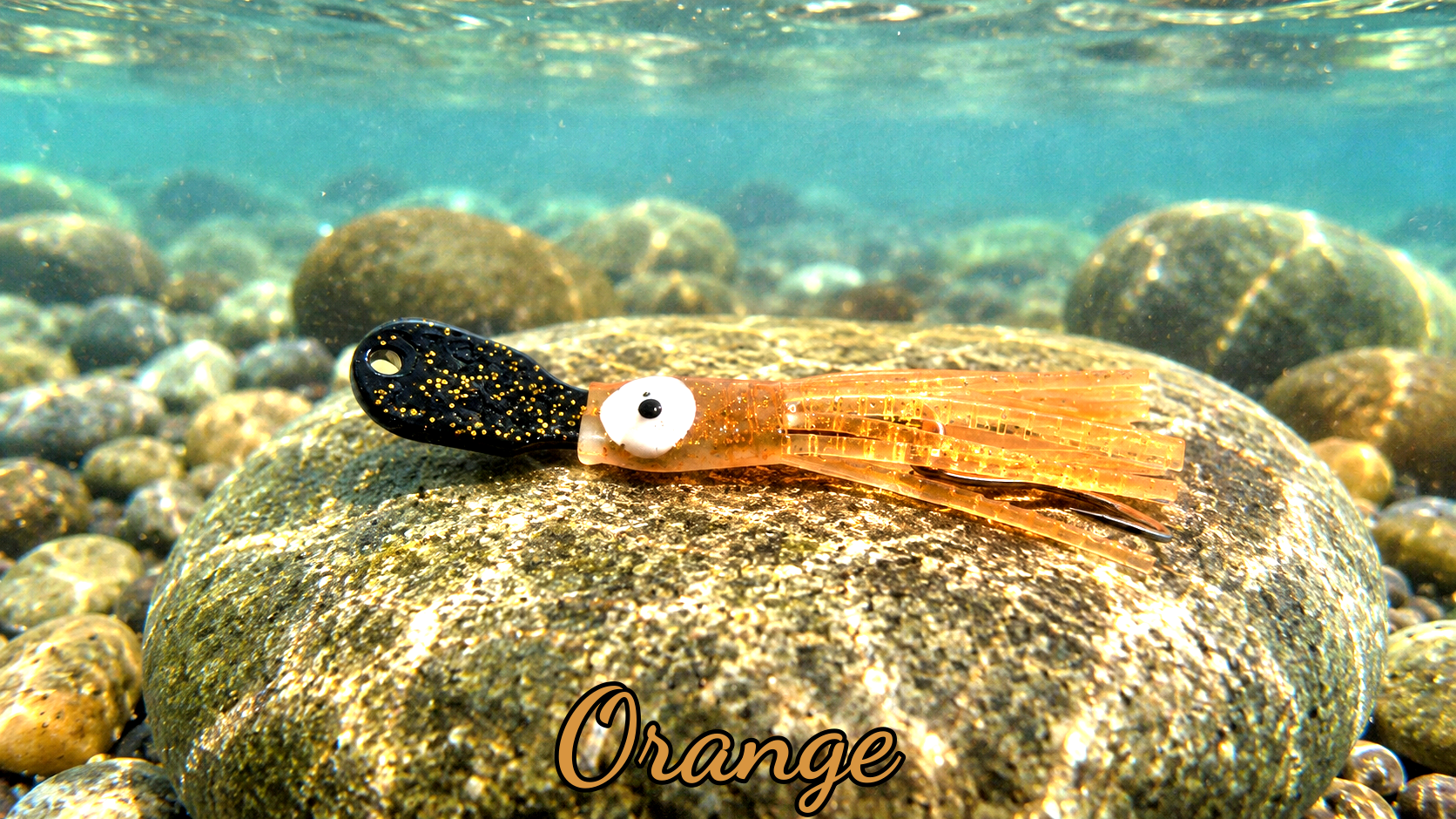 OGI 4,5 cm (lackiert) - schwarz lackiert Orange