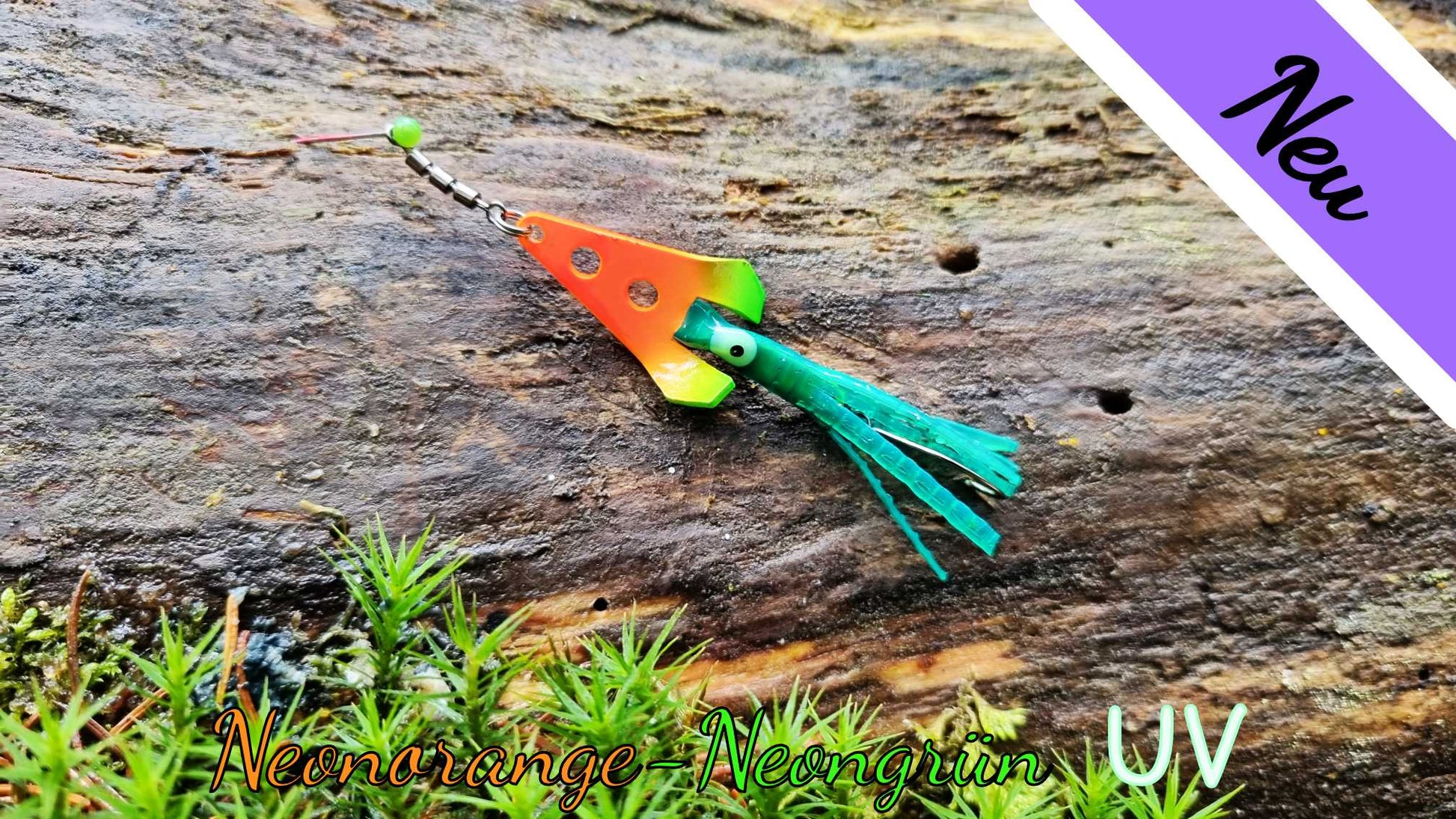 Neonorange-Neongrün UV