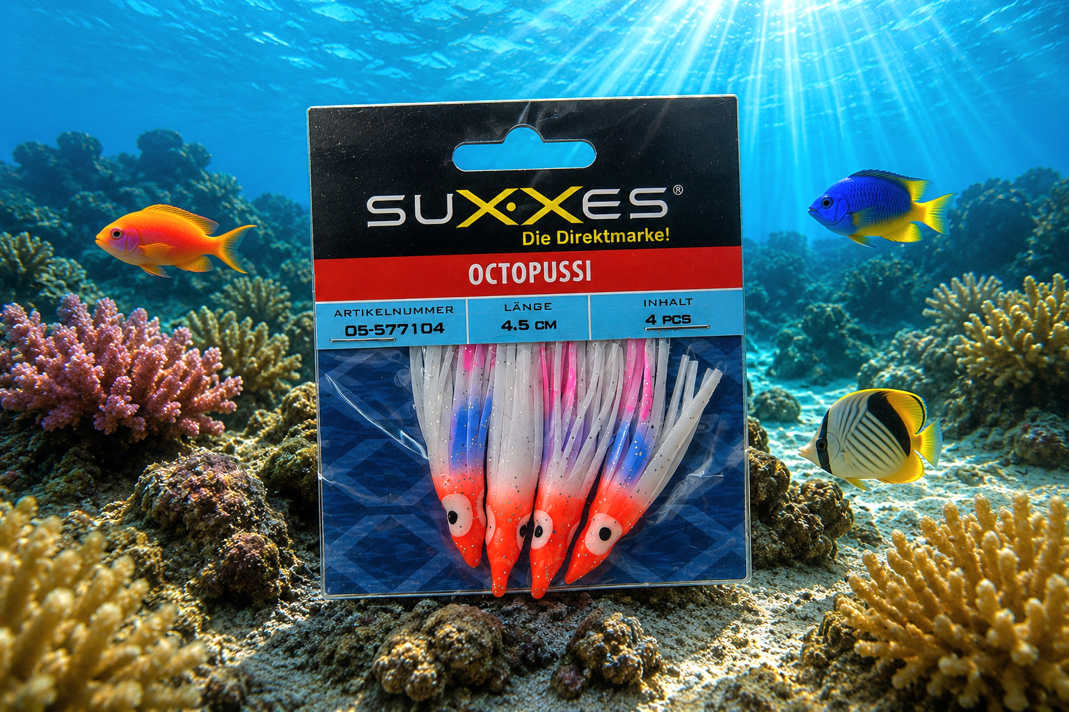 Original Suxxes Oktopussi 4,5cm Regenbogen