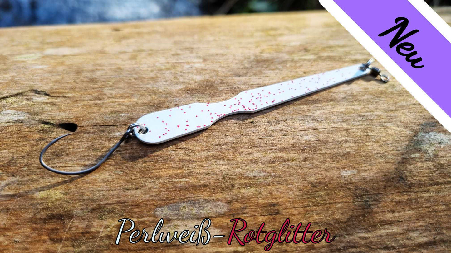 Perlweiß-Rotglitter
