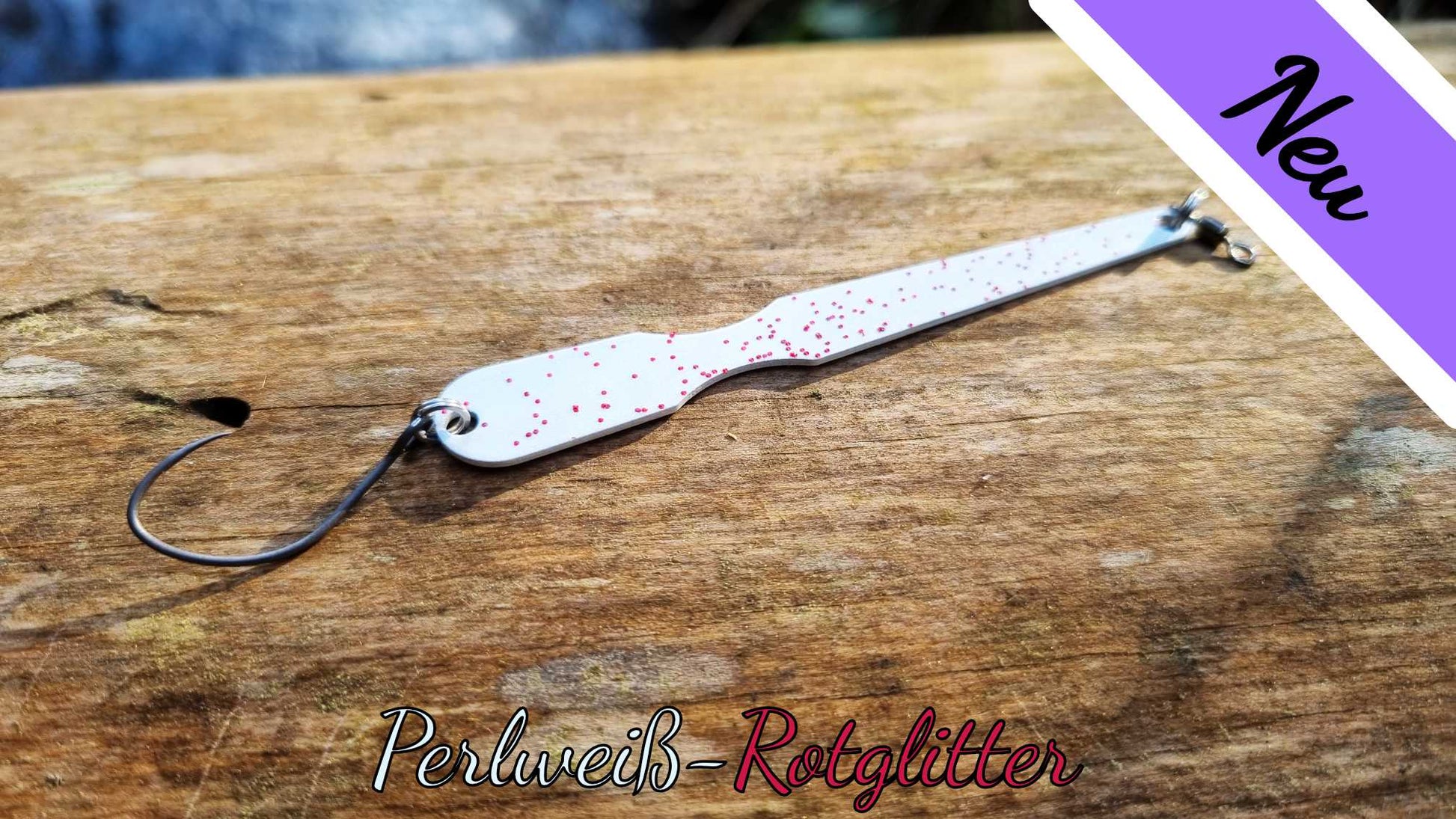 Perlweiß-Rotglitter